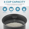 image:imageAROMA 20Cup Slow Cook Rice Cooker and Brown Rice Cooker with LiftOut Pot Handles and Silicone Storage Lid  PFASFree CoreCoat CeramicProfessional 4 Cup Uncooked  8 Cup Cooked
