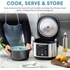 image:imageAROMA 20Cup Slow Cook Rice Cooker and Brown Rice Cooker with LiftOut Pot Handles and Silicone Storage Lid  PFASFree CoreCoat CeramicProfessional Ceramic 10 Cup Uncooked