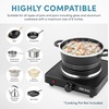 image:imageAROMA 6 Single Burner Hot Plate Compact amp Portable with Temperature Control White AHP511Black  Sealed