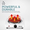 image:imageAROMA 6 Single Burner Hot Plate Compact amp Portable with Temperature Control White AHP511White  Coil