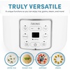 image:imageAROMA CoreCoat Digital Rice Cooker 8 Cups Cooked and Steamer with Nonstick Ceramic Rice Cooker Pot Coating and PopUp Steam Tray 2 Quarts