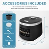 image:imageAROMA CoreCoat Smart Digital Rice Cooker and Multicooker 10Cup Uncooked  20Cup Cooked with 8 Modes and PFSAfree NonStick Ceramic Coating
