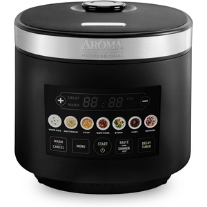 image:imageAROMA CoreCoat Smart Digital Rice Cooker and Multicooker 10Cup Uncooked  20Cup Cooked with 8 Modes and PFSAfree NonStick Ceramic Coating