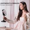 imageOVENTE 7 Tabletop Makeup Mirror with 1X7X Magnification 360 Swivel Design and DoubleSided FreeStanding Vanity Mirror Perfect for Dresser Bedroom and Office Desk Polished Chrome MNLCT70CH1X7XAntique Bronze