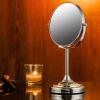 imageOVENTE 7 Tabletop Makeup Mirror with 1X7X Magnification 360 Swivel Design and DoubleSided FreeStanding Vanity Mirror Perfect for Dresser Bedroom and Office Desk Polished Chrome MNLCT70CH1X7XPolished Chrome