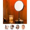 imageOVENTE 7 Tabletop Makeup Mirror with 1X7X Magnification 360 Swivel Design and DoubleSided FreeStanding Vanity Mirror Perfect for Dresser Bedroom and Office Desk Polished Chrome MNLCT70CH1X7XAntique Bronze
