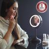 imageOVENTE 7 Tabletop Makeup Mirror with 1X7X Magnification 360 Swivel Design and DoubleSided FreeStanding Vanity Mirror Perfect for Dresser Bedroom and Office Desk Polished Chrome MNLCT70CH1X7XAntique Bronze