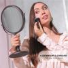 imageOVENTE 8 Tabletop Makeup Mirror with 1X7X Magnification 360 Swivel Design and DoubleSided FreeStanding Vanity Mirror Perfect for Dresser Bedroom and Office Desk Antique Bronze MNLAT80ABZ1X7XAntique Bronze