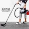 imageOVENTE Bagless Canister Vacuum Cleaner with MultiSurface Suction and Extended Telescoping Wand Lightweight Corded Cleaning Machine for Hard Floors Carpets with Extra Sofa ampamp Pet Brush Black ST2010Bagless Canister Vacuum  Extra Brush