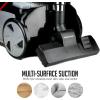 imageOVENTE Bagless Canister Vacuum Cleaner with MultiSurface Suction and Extended Telescoping Wand Lightweight Corded Cleaning Machine for Hard Floors Carpets with Extra Sofa ampamp Pet Brush Black ST2010Vacuum Cleaner