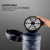 imageOVENTE Replacement Filter for ST2620 Bagless Canister Vacuum Cleaner Pack of 2 with UltraDust and Small Particles Filtration Easy to Remove and Install Black ACPST26702