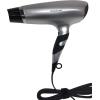 imageOvente 1875 Watt Lightweight Hair Dryer Ionic ampamp Tourmaline Technology Ideal for Body Volume ampamp Smoothing Concentrator Nozzle Attachments ampamp Travel Bag for Home or Professional Use Silver X2110SSilver