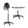 imageOvente Professional Salon Hand Bonnet Hair Dryer 1000 Watts Adjustable Professional Hood Dryer Stand Adjustable Temperature Control with Up Rolling Base and Wheels Salon Equipment Black HDS223BBlack