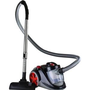 imageOVENTE Bagless Canister Vacuum Cleaner with MultiSurface Suction and Extended Telescoping Wand Lightweight Corded Cleaning Machine for Hard Floors Carpets with Extra Sofa ampamp Pet Brush Black ST2010Bagless Canister Vacuum