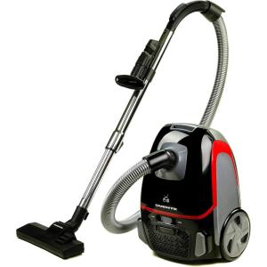 imageOVENTE Bagless Canister Vacuum Cleaner with MultiSurface Suction and Extended Telescoping Wand Lightweight Corded Cleaning Machine for Hard Floors Carpets with Extra Sofa ampamp Pet Brush Black ST2010Vacuum Cleaner