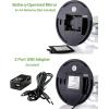 imageOVENTE 9quot Lighted Tabletop Makeup Mirror with 1X5X Magnification DoubleSided Magnifying Vanity Mirror with Dimmable LED Lights 360 Swivel Design and Dual Power Supply Polished Chrome MGT95CH1X5XPolished Chrome