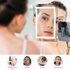 imageOVENTE 9quot Lighted Wall Mount Makeup Mirror with 1X7X Magnification Double Sided Magnifying Vanity Mirror LED Glow Light 360 Swivel Design Extendable ampamp Folding Arm Polished Chrome MPWD3185CH1X7XPolished Chrome