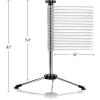 imageOVENTE Collapsible Pasta Drying Rack with BPAFree Acrylic Rods Spaghetti and Noodle Dryer Rack Easy Storage Compact and Quick SetUp for Home Use Perfect for Homemade Noodle and Pasta ACPPA900C