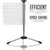 imageOVENTE Collapsible Pasta Drying Rack with BPAFree Acrylic Rods Spaghetti and Noodle Dryer Rack Easy Storage Compact and Quick SetUp for Home Use Perfect for Homemade Noodle and Pasta ACPPA900C