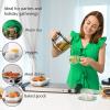imageOVENTE Electric Buffet Server and Food Warmer with Temperature Control Perfect for Parties Dinners and Entertaining Two 15 Quart Chafing Dish Set with Stainless Steel Warming Tray Silver FW152SWarming Tray  Silver
