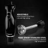 imageOVENTE Electric Immersion Hand Blender 300 Watt 2 Mixing Speed with Stainless Steel Blades Powerful Portable Easy Control Grip Stick Mixer Perfect for Smoothies Puree Baby Food ampamp Soup Red HS560RBlack