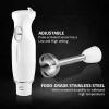 imageOVENTE Electric Immersion Hand Blender 300 Watt 2 Mixing Speed with Stainless Steel Blades Powerful Portable Easy Control Grip Stick Mixer Perfect for Smoothies Puree Baby Food ampamp Soup Red HS560RWhite