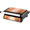 imageOVENTE Electric Sandwich Maker with NonStick Plates Indicator Lights Cool Touch Handle Easy to Clean and Store Perfect for Cooking Breakfast Grilled Cheese Tuna Melts and Snacks Black GPS401BGP0540CO