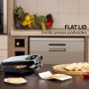 imageOVENTE Electric Sandwich Maker with NonStick Plates Indicator Lights Cool Touch Handle Easy to Clean and Store Perfect for Cooking Breakfast Grilled Cheese Tuna Melts and Snacks Black GPS401BGPS401B