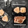 imageOVENTE Electric Sandwich Maker with NonStick Plates Indicator Lights Cool Touch Handle Easy to Clean and Store Perfect for Cooking Breakfast Grilled Cheese Tuna Melts and Snacks Black GPS401BGP0620BR
