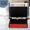 imageOVENTE Electric Sandwich Maker with NonStick Plates Indicator Lights Cool Touch Handle Easy to Clean and Store Perfect for Cooking Breakfast Grilled Cheese Tuna Melts and Snacks Black GPS401BGP0540R