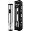 imageOVENTE Electric Wine Bottle Opener with Foil Cutter Automatic and OneTouch Operation Portable Cordless and Battery Operated Corkscrew Remover For Home Parties and Bars Stainless Steel WO1381S