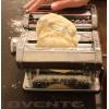 imageOVENTE Manual Stainless Steel Pasta Maker Machine and 7 Thickness Setting 05 to 3 mm Easy Cleaning ampamp Storage with Attachments of Hand Crank Roller Noodle Cutter ampamp Countertop Clamp Silver PA515SPolished Chrome