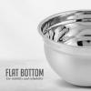 imageOVENTE Mixing Bowl Stainless Steel with Lids Nesting Bowls with Measuring Marks Safe Easy to Clean ampamp StoragePerfect for Cooking Baking ServingSilver BM46333S 15355 QuartsMixing BowlSet of 3Mixing Bowl  Set of 3