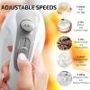 imageOVENTE Portable 5 Speed Mixing Electric Hand Mixer with Stainless Steel Whisk Beater Attachments ampamp Snap Storage Case Compact Lightweight 150 Watt Powerful Blender for Baking ampamp Cooking White HM151WWhite