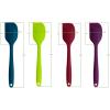imageOVENTE Set of 5 Silicone Spatula  Food Grade Rubber Spatulas Heat Resistant w Stainless Steel Core ampamp Seamless Design Non Stick Rubber Spatula for Mixing Baking ampamp Cooking Red SP12305RMulticolor