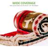 imageOVENTE Sherpa Throw Blanket for Winter 60 x 50 Reversible Soft Plush and Thick Warm Blanket Machine Washable Ideal Gift for Holidays Red BLN4688