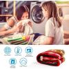 imageOVENTE Sherpa Throw Blanket for Winter 60 x 50 Reversible Soft Plush and Thick Warm Blanket Machine Washable Ideal Gift for Holidays Red BLN4688