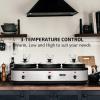 imageOVENTE Stainless Steel Triple Slow Cooker Buffet Server with Glass Lid ampamp Temperature Control 3 Section Station Portable 45 QT Ceramic Pot Food Warmer Easy Clean for Holiday Dinner Silver SLO315CBR