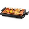 imageOVENTE Electric Indoor Grill with 13x10 Inch NonStick Cooking Surface 1000W Fast Heat Up Power Adjustable Temperature Removable and Dishwasher Safe Grilling Plate and Drip Tray Black GD1632NLBGD1510NLCO