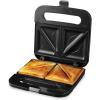 imageOVENTE Electric Sandwich Maker with NonStick Plates Indicator Lights Cool Touch Handle Easy to Clean and Store Perfect for Cooking Breakfast Grilled Cheese Tuna Melts and Snacks Black GPS401BGPS401B