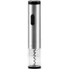 imageOVENTE Electric Wine Bottle Opener with Foil Cutter Automatic and OneTouch Operation Portable Cordless and Battery Operated Corkscrew Remover For Home Parties and Bars Stainless Steel WO1381S