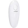 imageOvente Electric Automatic Handheld Can Opener with One Touch Start Button Compact Cordless 4 AA Battery Operated and Smooth Edge Opener for Seniors and Teens Easy Opening and Clean White CO36W