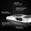 imageOVENTE Electric Countertop Single Burner 1000W Cooktop with 6quot Stainless Steel Coil Hot Plate 5 Level Temperature Control Indicator Light Compact Cooking Stove and Easy to Clean Silver BGC101SBGC102S  Silver