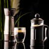 imageOVENTE French Press Coffee Maker 34 Ounce Heat Resistant Borosilicate Glass with 4 Filter StainlessSteel System BPAFree Portable Pitcher Perfect for Hot ampamp Cold Brew Red FPT34RFPT  Black