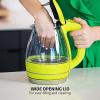 imageOVENTE Glass Electric Kettle Hot Water Boiler 15 Liter Borosilicate Glass Fast Boiling Countertop Heater  BPA Free Auto Shut Off Instant Water Heater Kettle for Coffee ampamp Tea Maker  Green KG83GGreen