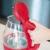 imageOVENTE Glass Electric Kettle Hot Water Boiler 15 Liter Borosilicate Glass Fast Boiling Countertop Heater  BPA Free Auto Shut Off Instant Water Heater Kettle for Coffee ampamp Tea Maker  Green KG83GRed