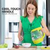 imageOVENTE Glass Electric Kettle Hot Water Boiler 15 Liter Borosilicate Glass Fast Boiling Countertop Heater  BPA Free Auto Shut Off Instant Water Heater Kettle for Coffee ampamp Tea Maker  Green KG83GGreen