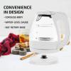 imageOVENTE Glass Electric Kettle Hot Water Boiler 15 Liter Borosilicate Glass Fast Boiling Countertop Heater  BPA Free Auto Shut Off Instant Water Heater Kettle for Coffee ampamp Tea Maker  Green KG83GWhite