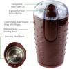 imageOvente Coffee Accessories Set with Vacuum Insulated 12 Ounce Travel Mug with Tea Infuser  Electric Stainless Steel Handheld Milk Frother  25 Ounce Electric Grinder for Coffee Spices or Herbs