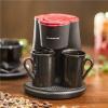 imageOvente Two Serving Coffeemaker with 2 Ceramic Personal Cups CM3BBRed
